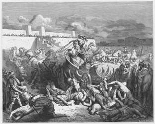 David Punishing the Ammonites